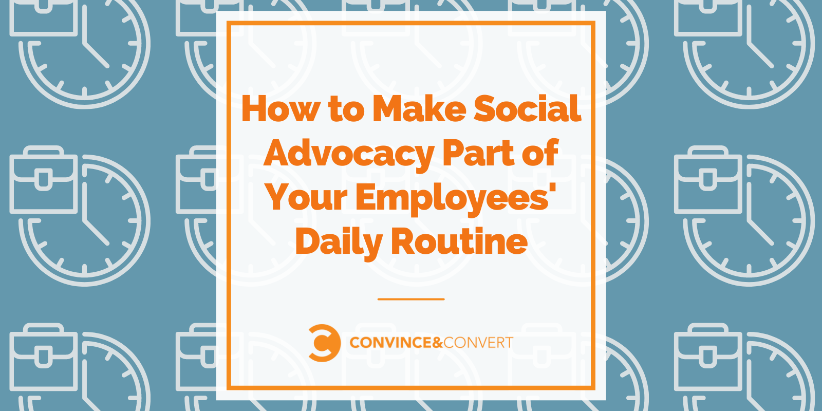 The system to Manufacture Social Advocacy Piece of Your Workers’ On a standard foundation Routine